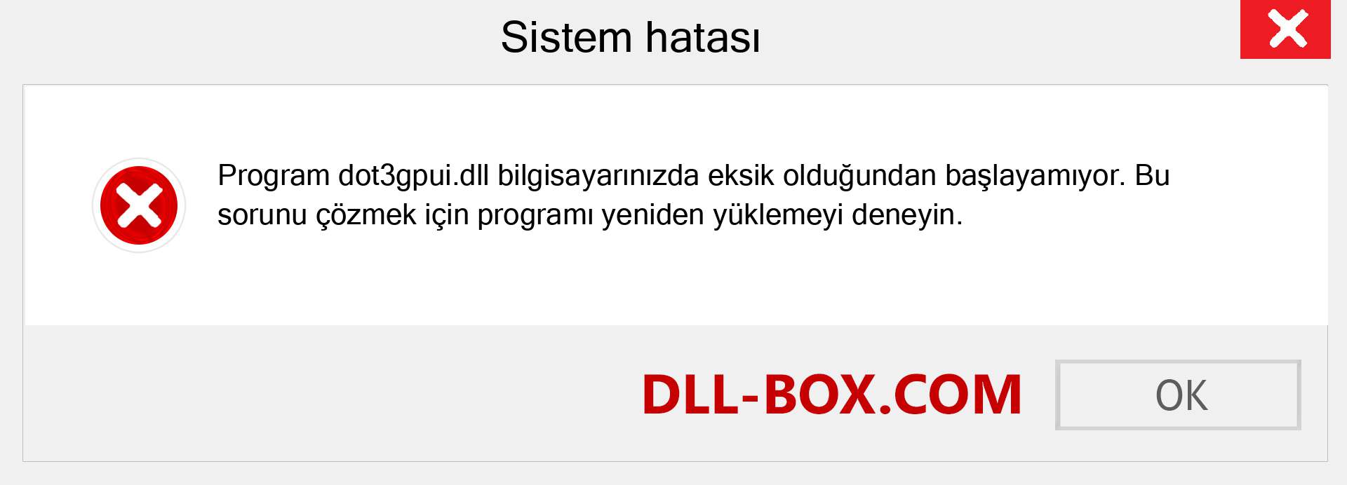 dot3gpui.dll dosyası eksik mi? Windows 7, 8, 10 için İndirin - Windows'ta dot3gpui dll Eksik Hatasını Düzeltin, fotoğraflar, resimler